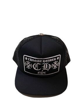 USED Chrome Hearts NYC trucker hat